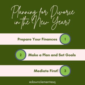 Plan to Divorce in the New Year?