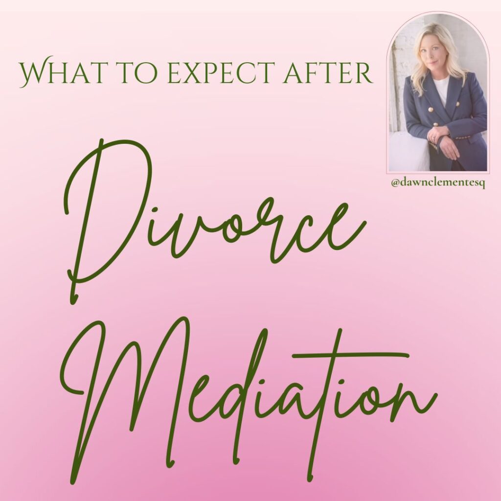 What to Expect After Divorce Mediation