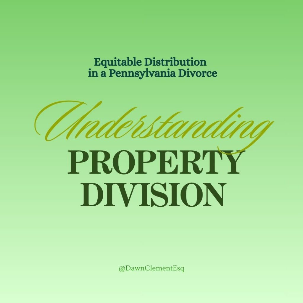 Pennsylvania divorce property distribution mediation guide
